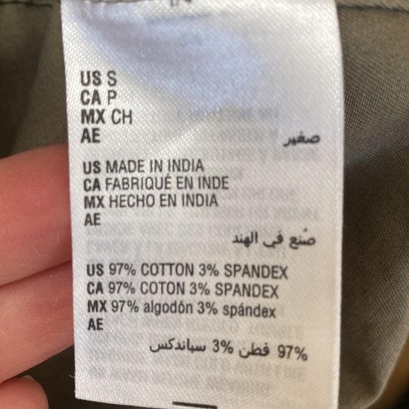 NWT Style & Co Green camouflage utility jacket - Picture 16 of 16